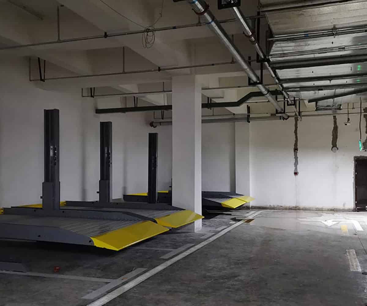 兩層升降式立體停車庫短租